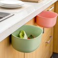thumbnail image 4 of Kitchen Cabinet Hanging Garbage Trash Can(Green)Can Trash Food Barrel, Plastic, 4 of 5
