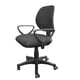 thumbnail image 2 of Solid Color Polyester Elastic Split Stretchy Seat Protective Case Removable Chair Cover for Hotel Canteen Office Party Supplies (Black Style), 2 of 3