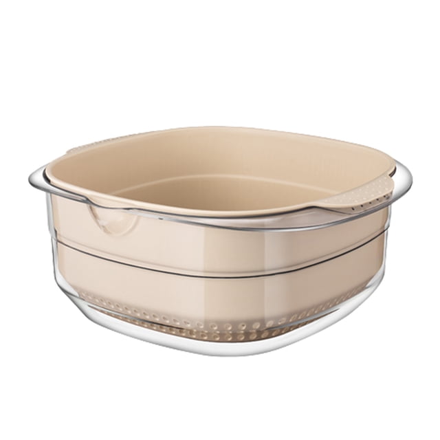 EGNMCR Kitchen Gadgets, Multi Functional Basket New Fruit Cleaning Bowl With Strainer Container Kitchen Sink Food Catcher Drainer Fruit Rinser Vegetable Washing Filter Bowl drain basket