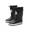 Black, variant on Toddler Rain Boots with Easy-on Handles Seamless PVC Rainboots for Water Beach Outdoor Playing