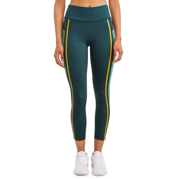 womens leggings with side stripe
