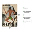 thumbnail image 2 of Josephine Baker - Au Bal Negra (The Black Ball) - le 12 Février 1927 (February 12 1927) - Vintage Travel Poster by Caron c.1927 - 8 x 12 inch Vintage Wood Art Sign, 2 of 4