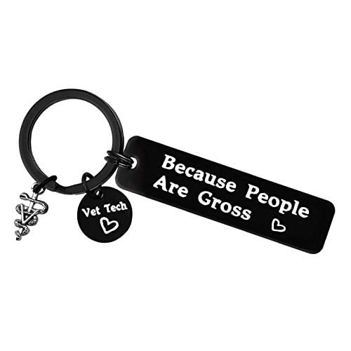 Xiahuyu Funny Veterinarian Gifts For Women Men Veterinary Technician Gift Because People Are Gross Keychain Veterinarian Graduation Gift Veterinary Assistant Gifts Christmas Birthday Gift For Vet Student Walmart Com Walmart Com