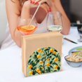 thumbnail image 3 of Yayeee Napkin Holder for Table Kitchen Paper Tissue Organization, Orange Tree, 3 of 8