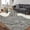 Black white, variant on Gaderth Area Rug,Modern Living Room Rug,Washable Rug,Soft Faux Wool Carpet,Entryway Non-Slip Indoor Mat,Accent Runner Rug For Dining Room Bedroom Hallway Home Office