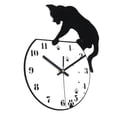 thumbnail image 3 of DOLITY Cat Wall Clock Room Decorations Wall Hanging Clock for Office Classroom Home footprint, 3 of 8