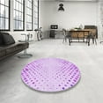 thumbnail image 4 of Ahgly Company Machine Washable Indoor Rectangle Transitional Heliotrope Purple Area Rugs, 2' x 4', 4 of 7