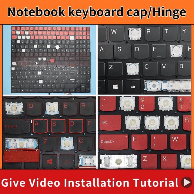 Replacement Keycap Key cap Hinge for Lenovo Legion Y520 Y520-15IKB R720-15IKBN R720-15IKB 15 15IKB Y540 Keyboard 2 Keycap