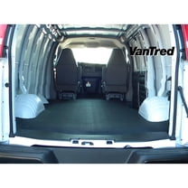 BedRug by RealTruck VanTred, Full | Compatible with 2006 - 2019 Mercedes/Dodge Sprinter 144" Wb | Charcoal Grey, VTMS06M