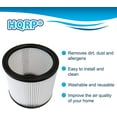 HQRP HEPA Cartridge Filter fits Shopvac 90304 (Type U) Replacement