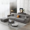 thumbnail image 4 of Patio Puff Salon Room Loveseat Dining Chairs Corner Modern Sleeper Lounge Dining Chairs Couch Slaapbank Luxury Furniture DX50KT My Lux Decor Round, 4 of 9