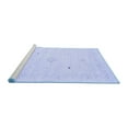 thumbnail image 2 of Ahgly Company Machine Washable Indoor Rectangle Solid Blue Modern Area Rugs, 2' x 5', 2 of 4