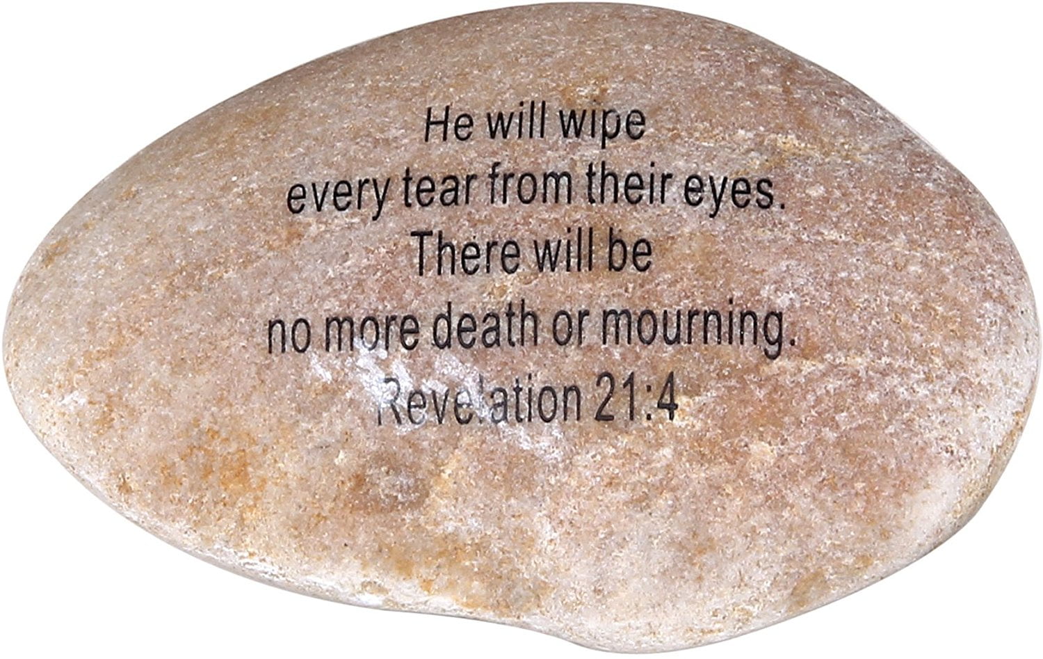 Extra Large Engraved Inspirational Scripture Biblical Natural Stones