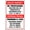 Warning Sign 5, variant on Private Property No Trespassing Violators Will Be Prosecuted in Accordance with ARS - 8"x12" Warning Sign, Legal Security Decor for Home Business