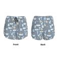 thumbnail image 5 of Lsque Blue Bathroom Printed Women's Running Shorts with Liner Pockets,Elastic Quick Dry Workout Athletic Gym Yoga Shorts,Womens High Waist Shorts-XX-Large, 5 of 9