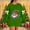 Army Green, variant on Hipattires Ribbed Sweatshirts for Women Loose Merry Christmas Pullover Plus Size Outdoor Winter Trendy Womens Tops Long Sleeve
