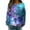 5-Mint Green, variant on Arlun Nebula Galaxy Print Ribbing Tops for Women Crew Neck Oversized Long Sleeve Pullover Shirt Soft Comfortable Casual Trendy Blouses 2026 Carnival Party Fashion Outfits 17-Mint Green XL