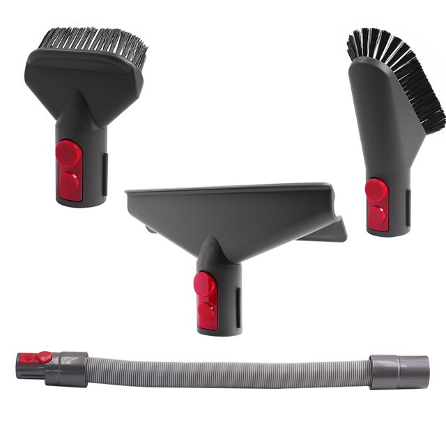 4 Pzas para Dy*son V7 V8 V10 V11 V15 Cepillos de Aspiradora de Mano Boquilla Tubo de Extensión Cabezal de Succión Accesorios de Traje Piezas de Repuesto