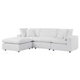 thumbnail image 6 of Modular Lounge Sectional Deep Sofa Chair Set, Sunbrella, White, Fabric, Modern Contemporary, Outdoor Patio Balcony Cafe Bistro Garden Furniture Hotel Hospitality, 6 of 10