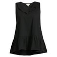 thumbnail image 5 of Terra & Sky Women’s Plus Size Ruffled V-Neck Tank Top, 5 of 6