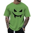 thumbnail image 1 of YDLCAFD Male Print Theme T Shirt Printed Solid Color Short Sleeve Top, 1 of 4