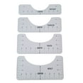 thumbnail image 2 of Hexang 4PCS T-Shirt Alignment Ruler, Craft Ruler with Guide Tool for Fashion Design, 2 of 9