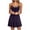 *1-Purple, variant on VBVC Women's Deep V Neck Ruched Tunic Dress , Ladies' 3/4 Sleeve Swing Mini Dress , Casual Summer A-Line Short Dresses For Women,Black,S-2XL