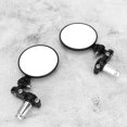 thumbnail image 4 of Oubit Rétroviseur Rond, 2pcs Rond Aile Arrière Moto Rétroviseur Rétroviseur Miroir Percée Technologie, 4 of 8
