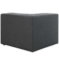thumbnail image 4 of Modway Mingle Fauteuil d'Angle de Sofa en Tissu de Polyester de Style Moderne, Gris, 4 of 5