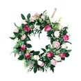 thumbnail image 1 of Delicate Home Garland Emulation Wreath for Decor 1Pcs Rose Multi Material, 1 of 1