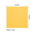 thumbnail image 2 of Uxcell Origami Paper Double Sided Sheet for Art Craft Project Beginner 50 Sheets Gold 3x3 inch, 2 of 6