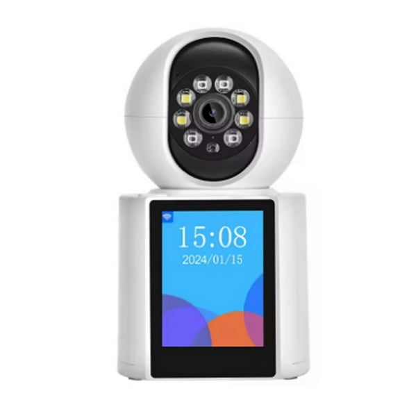 Video Intercom Camera 2MP WIFI IP Camera Baby Monitor 2.8in Screen Smart Home Wifi Camera Auto Tracking CCTV Cam US Plug