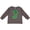 Charcoal Grey, variant on Irish St Patricks Day Letter J Monogram Boys or Girls Long Sleeve Toddler T-Shirt