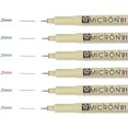 thumbnail image 3 of Sakura Pigma Micron Pen Set .25mm Color 6pc, 3 of 9