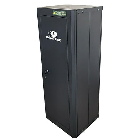 Mossy Oak 18-Gun Collapsible Rifle Security Cabinet with Key Lock, Black