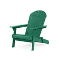 thumbnail image 5 of Christopher Knight Home Hanlee Outdoor Rustic Acacia Wood Folding Adirondack Chair (Set of 2) by  Dark Green 2, 5 of 5