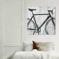 thumbnail image 2 of Wynwood Studio 'Mode Bicycle' Sports and Teams Wall Art Canvas Print - Black, Gray, 12" x 12", 2 of 2