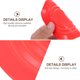 thumbnail image 2 of Posavasos redondos de silicona de 4 piezas, posavasos antiderrames para mesa de comedor, posavasos de gel de sílice rojo, 2 of 6