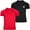 Black/Red, variant on Body Glove Boys' Short Sleeve Rash Guard Shirt – 2 Pack UPF 50  Quick Dry Sun and Sand Protection Swim Shirt (2T-14)