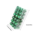 thumbnail image 3 of CHGBMOK 36 Pieces Christmas Ball Ornaments Christmas Decorations Tree Balls for Tree Ornaments Holiday Wedding Party Decoration 1.57 Inch (Green), 3 of 7