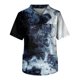 thumbnail image 1 of Men's Printed Short Sleeve V-neck Tops Working Pocket Blouse 3XL, 1 of 3