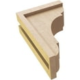 thumbnail image 6 of 4"W x 8"D x 12"H Classic Bryant Rough Cedar Woodgrain TimberThane Corbel, Primed Tan, 6 of 6