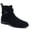 Black Suede, variant on AZAR MAN Men's Round Toe Genuine Leather Boots Buckle & Straps Ankle Fashion Black Suede 8.5