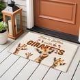 thumbnail image 4 of 2x3 Ft Entryway Area Rug, Giraffe Kitchen Rug Runner Washable Floor Mat, Red Love Heart Rustic Animals Non Slip Indoor Door Mat Throw Carpet for Bathroom Living Room Bedroom, 4 of 8