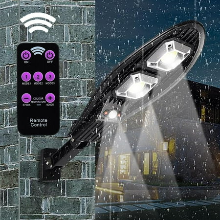 

Outdoor Solar Remote Control Courtyard Light Human Body Sensing LED Street Light 90COB Street Light Sensing Light