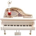 thumbnail image 5 of Caja de música para piano de bailarina, bailarina musical, piano mecánico automático, caja de música para bailarina de ballet, decoración de regalo encantadora para niñas, 5 of 5