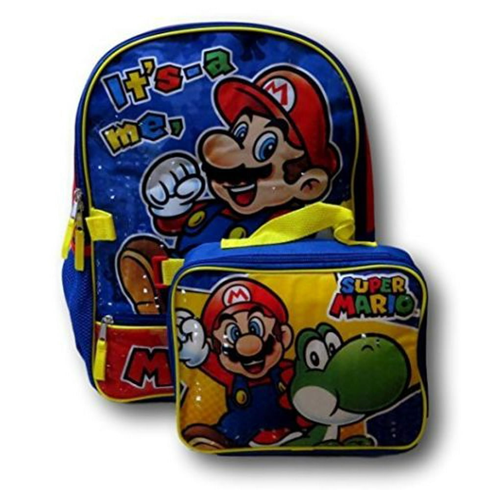 Licensed Licensed 2018 Nintendo Super Mario Backpack with Detachable