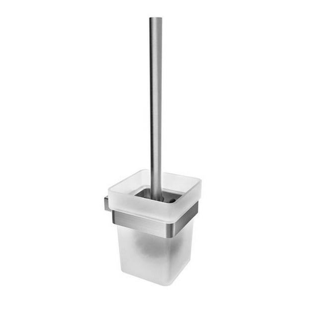 Volkano V4614 Flow Brosse de Toilette Murale - Nickel Brossé