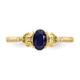 thumbnail image 5 of 10K Sapphire and Diamond Ring 10XB282, 5 of 7