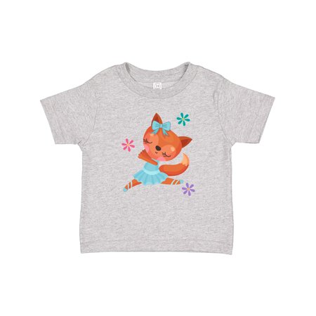 

Inktastic Ballet Dancer Fox Ballerina Girls Gift Baby Girl T-Shirt